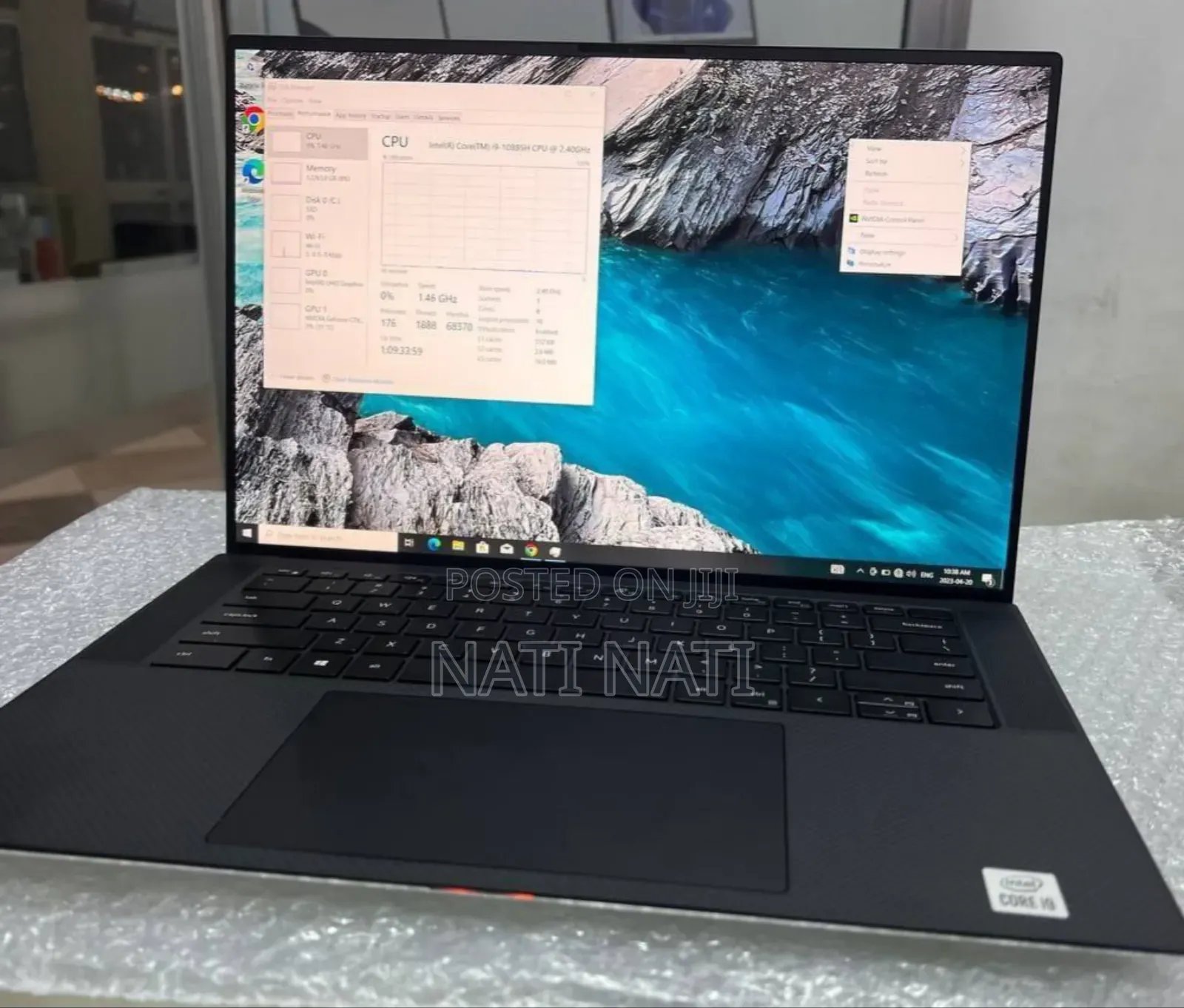 New Laptop Dell XPS 15 32GB Intel Core I9 SSD 512GB