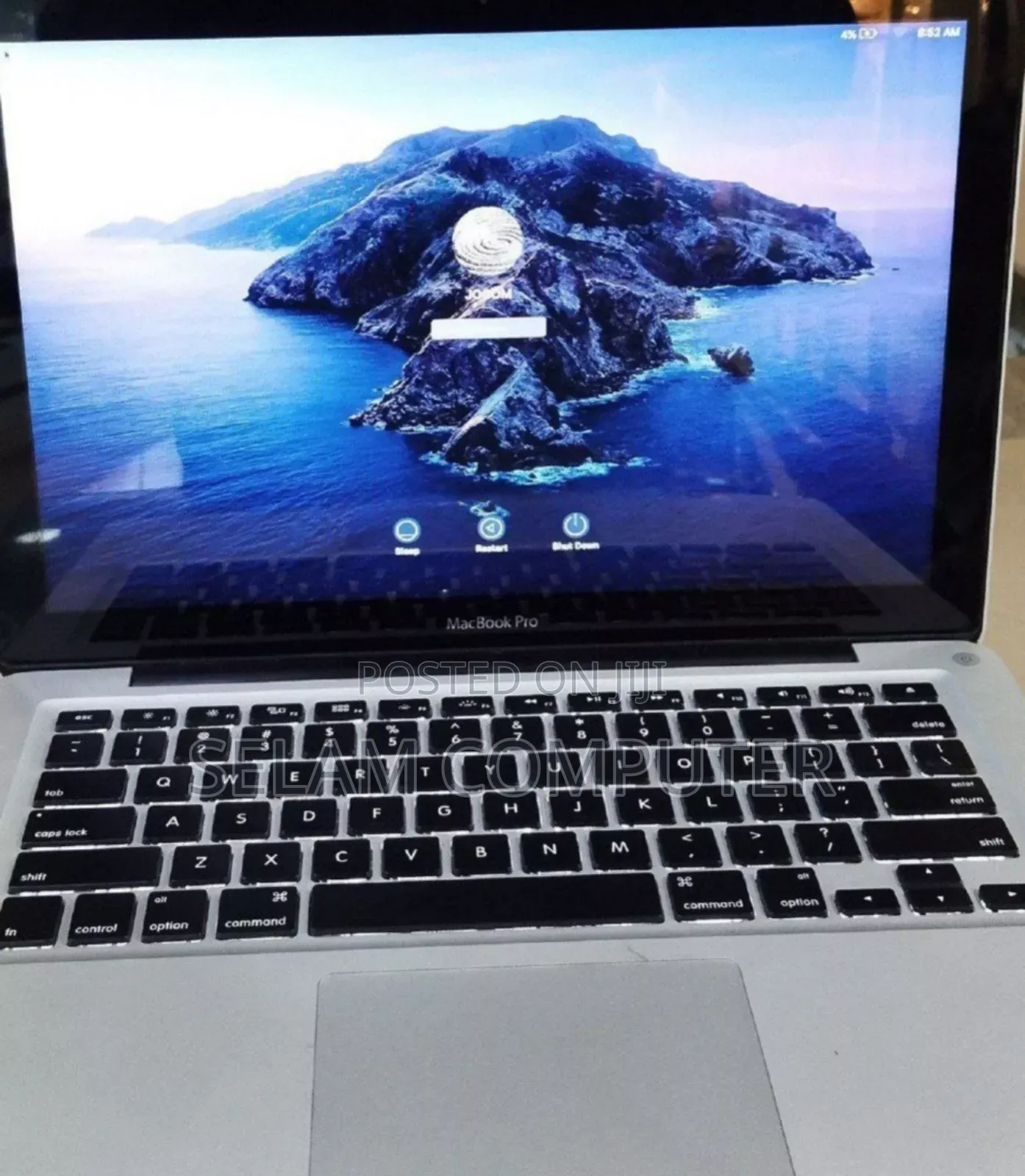 New Laptop Apple MacBook Pro 2012 4GB Intel Core I5 HDD 500GB