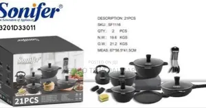 Sonifer 21-Piece Granite Coating Casserole Set