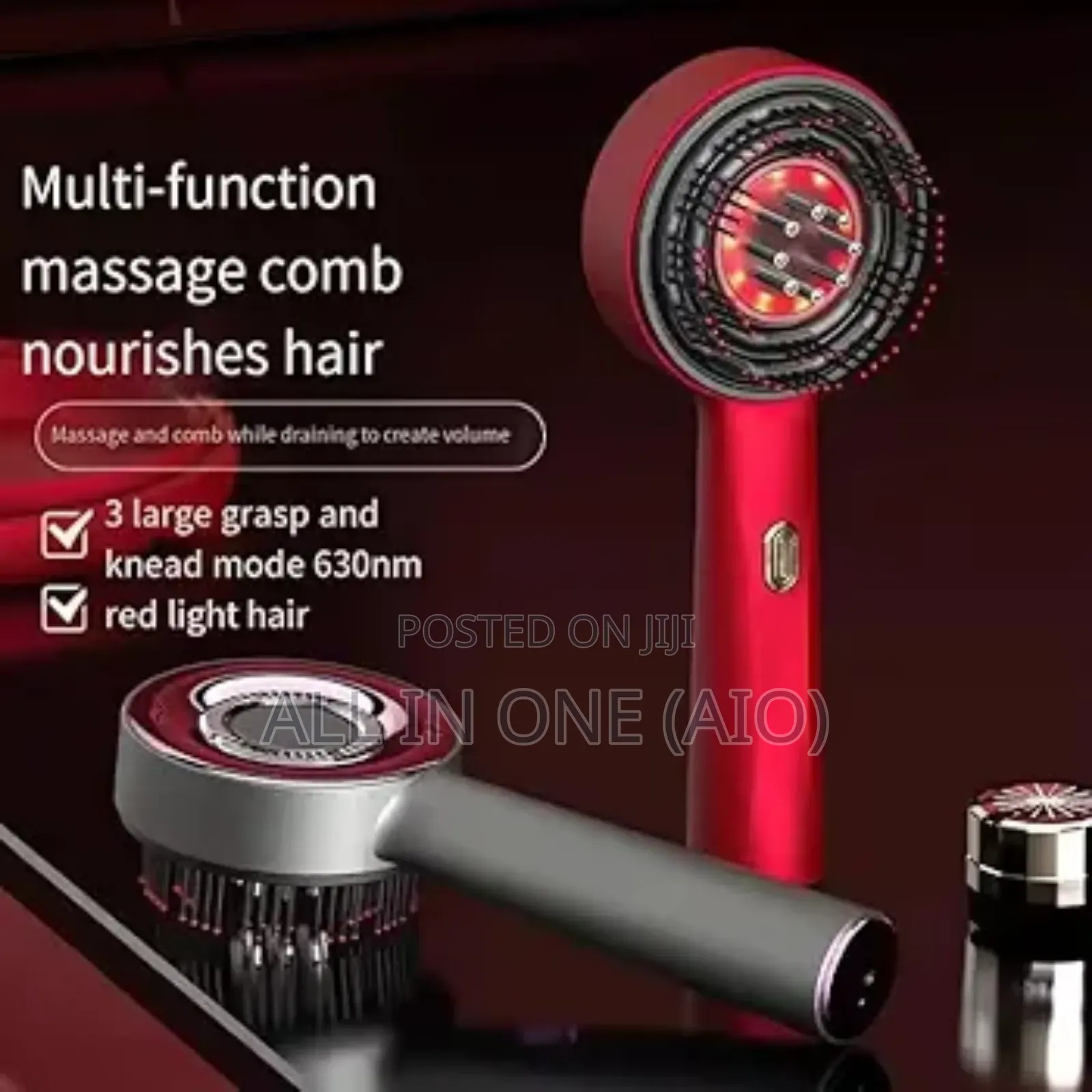 Red Light Electric Scalp Massager