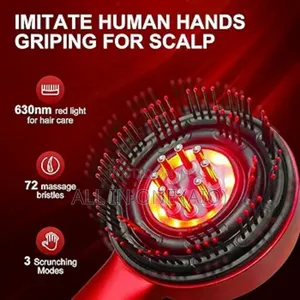 Red Light Electric Scalp Massager