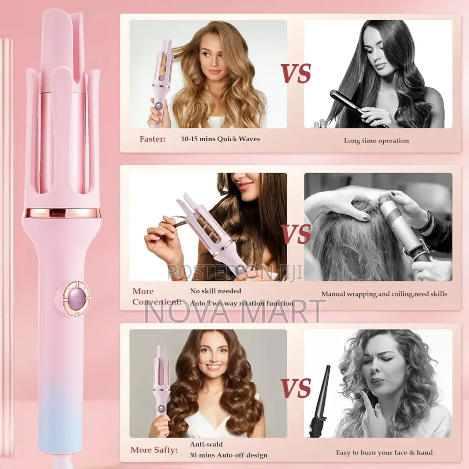 Automatic Hair Curlers