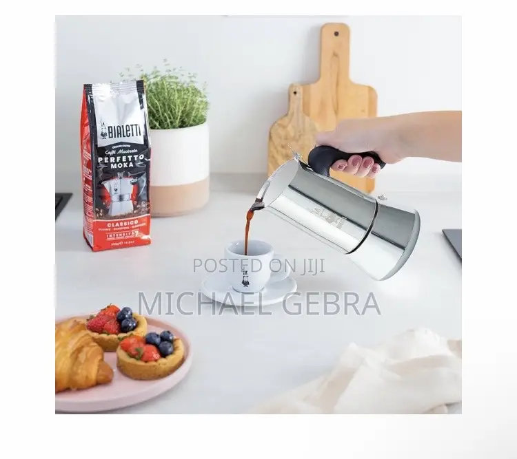 Stainless Steel Moka Pot 9 Cup