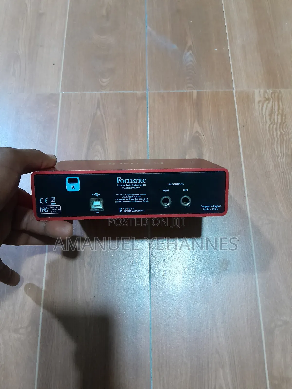 Foucusrite Scarlett 2i2 2nd Generation Sound Card Interface