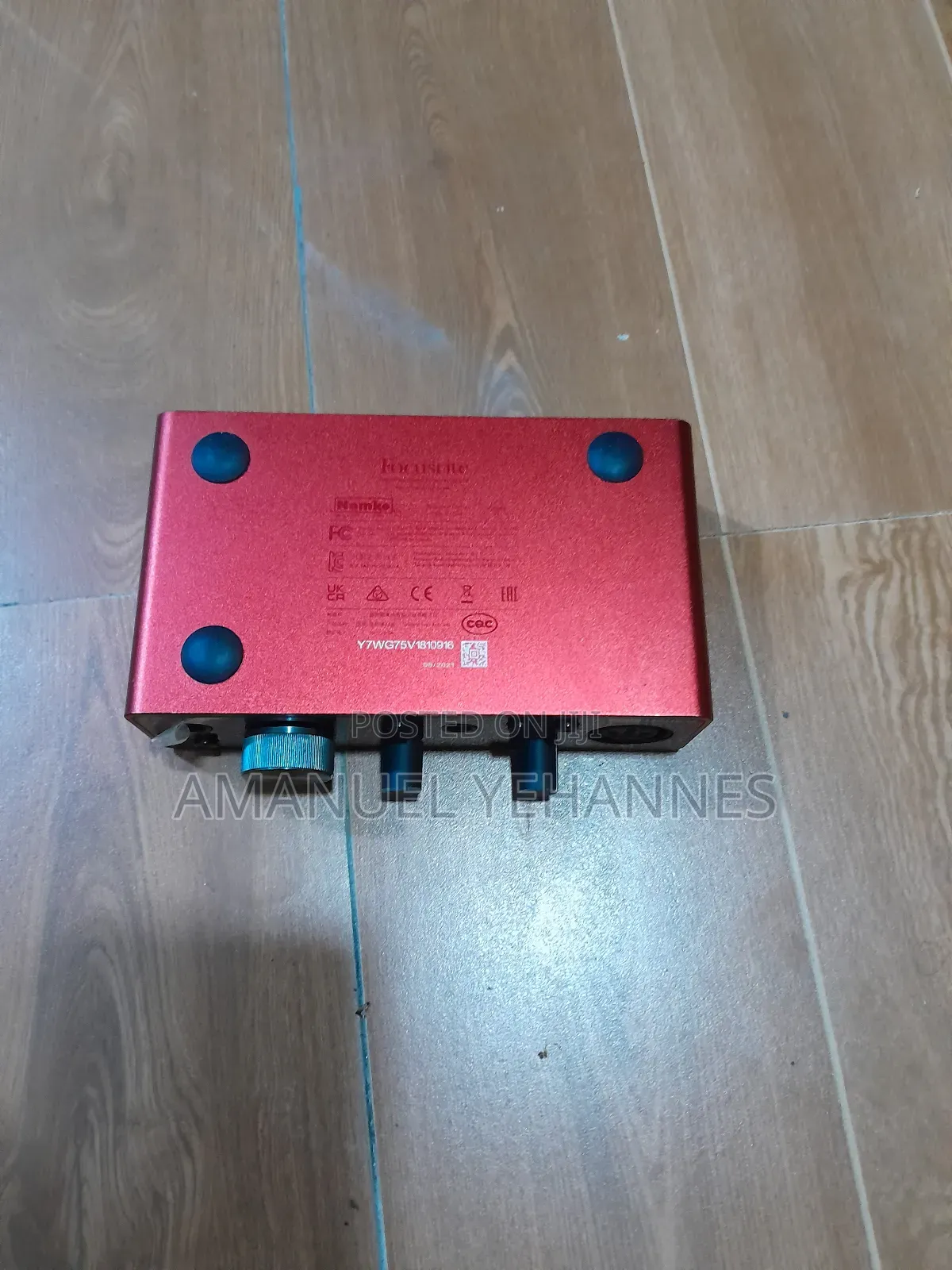 Foucusrite Scarlett Solo 3rd Generation Sound Card