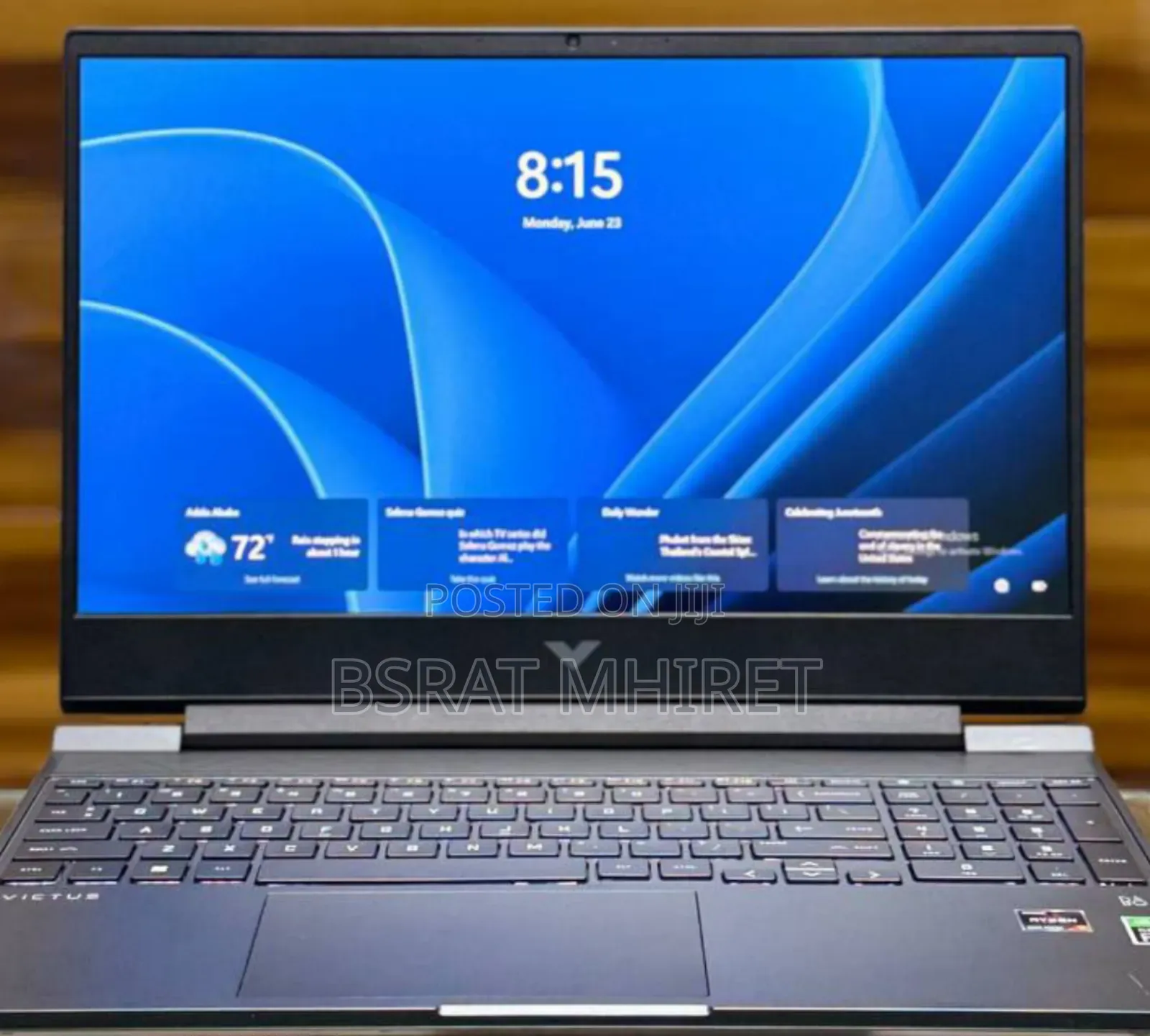 New Laptop HP Victus 15 16GB AMD Ryzen 7 SSD 512GB
