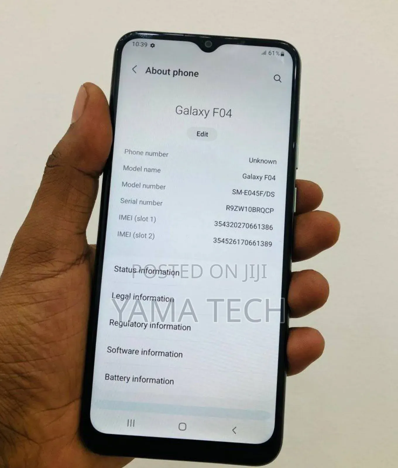 New Samsung Galaxy F04 64 GB Green