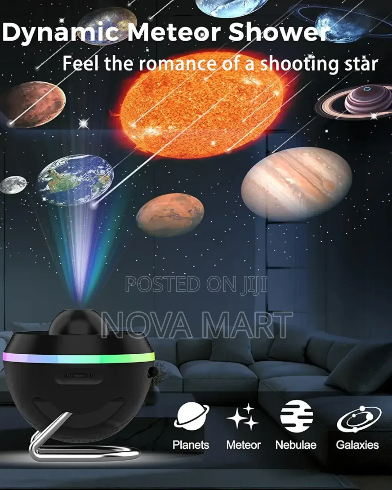 A Meteor and Galaxy Projector