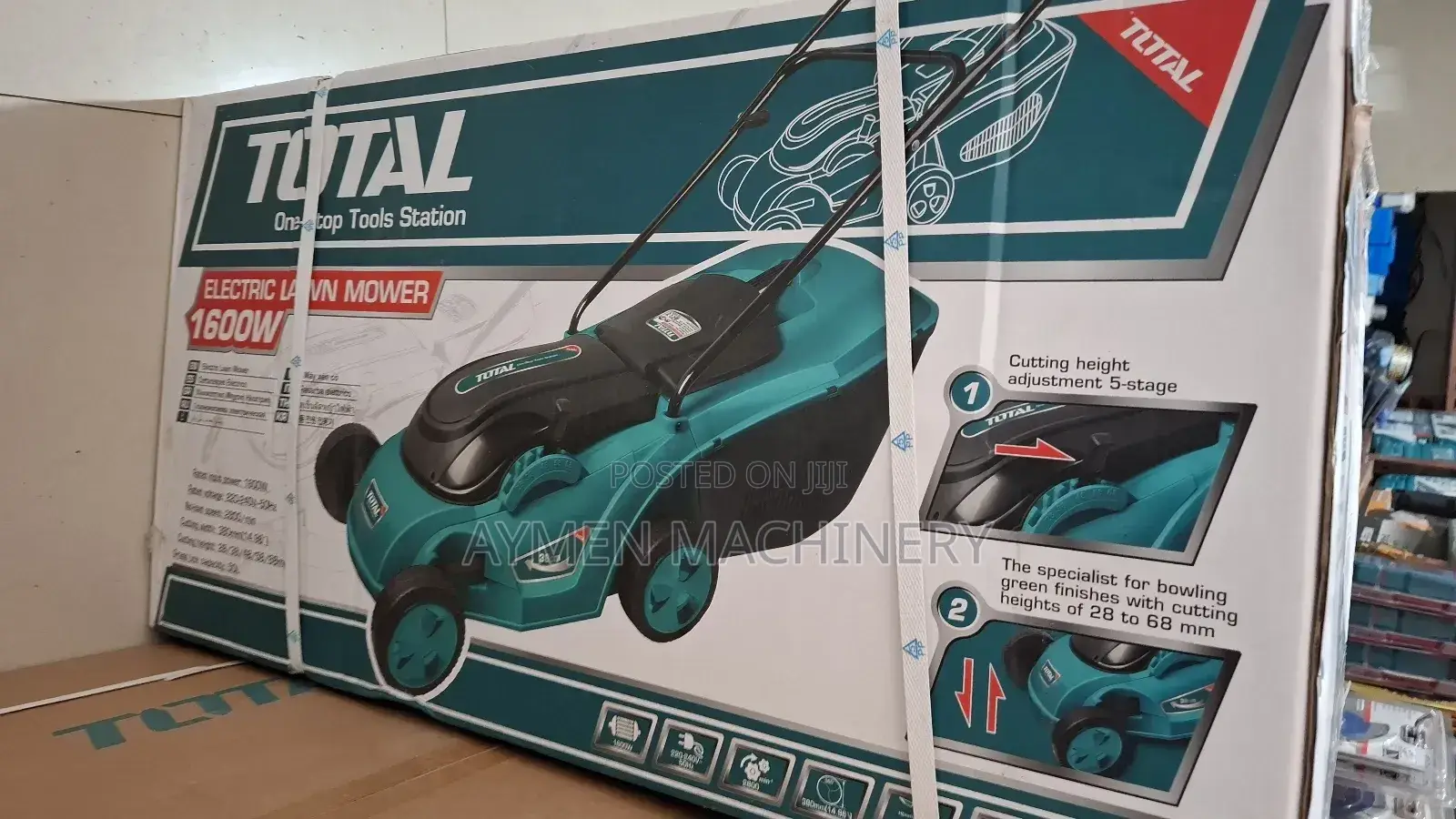 Total Electric Lawnmower || ሳር ማጨጃ