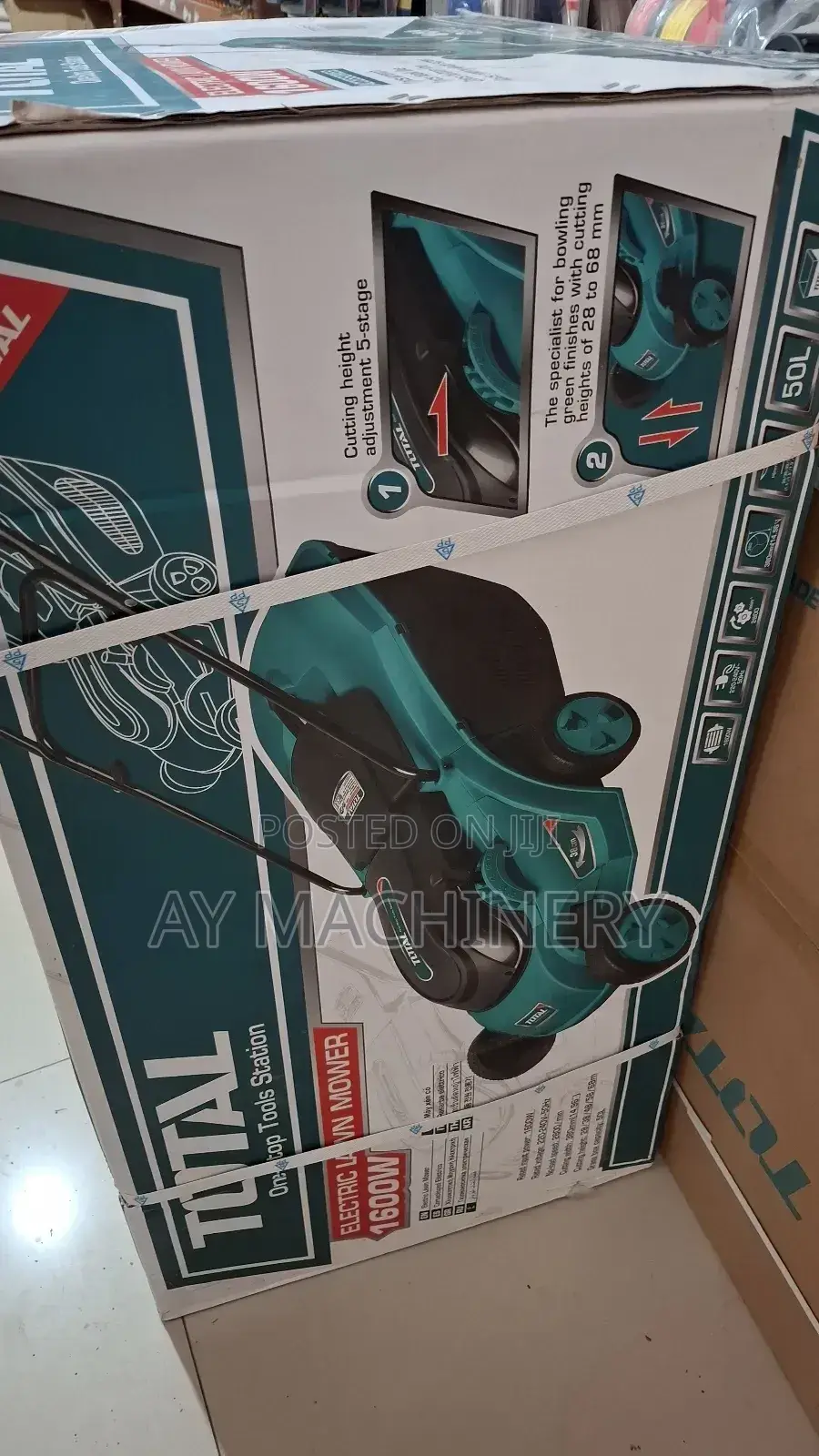 Total Electric Lawnmower || ሳር ማጨጃ