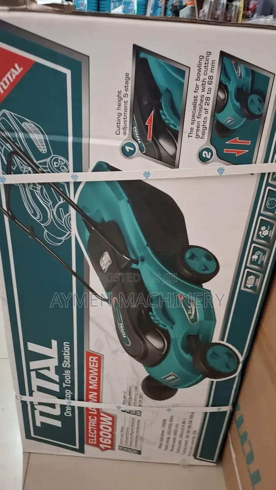 Total Electric Lawnmower || ሳር ማጨጃ