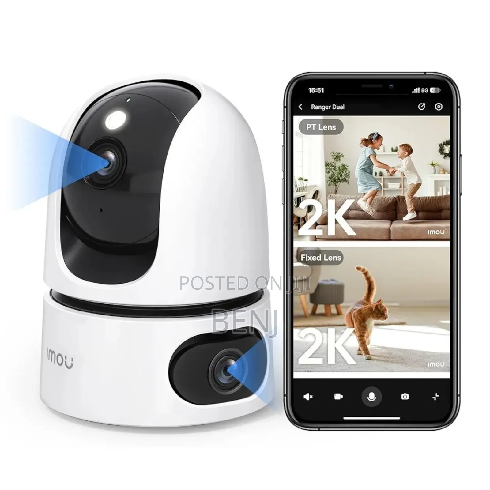 Imou Ranger Dual 6mp Security Camera | Indoor Outdoor | Cmos