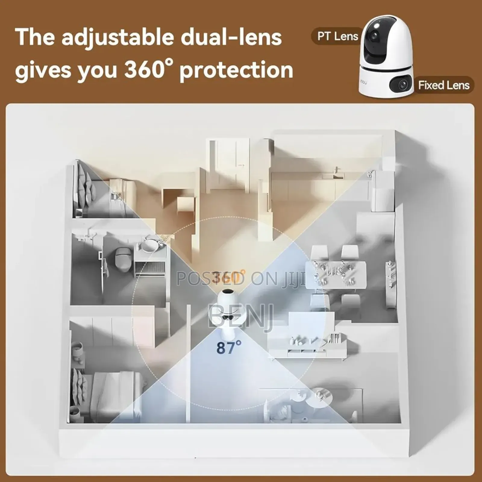 Imou Ranger Dual 6mp Security Camera | Indoor Outdoor | Cmos