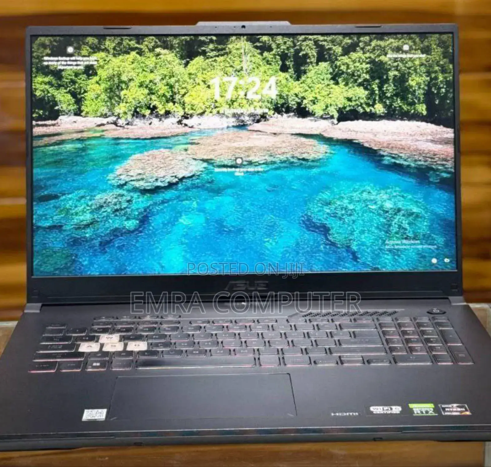 New Laptop Asus TUF Gaming A15 16GB AMD Ryzen 7 SSD 512GB