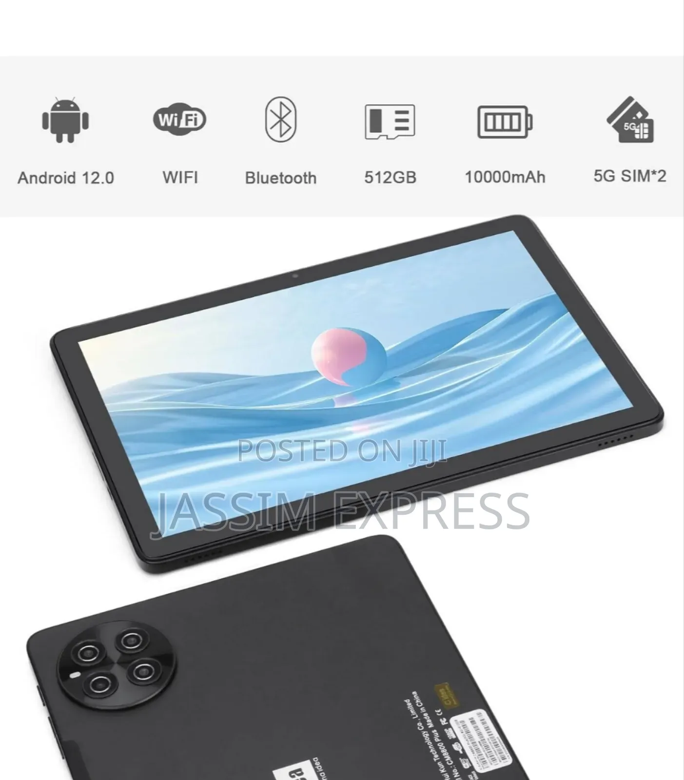 New Tablet 512 GB Black