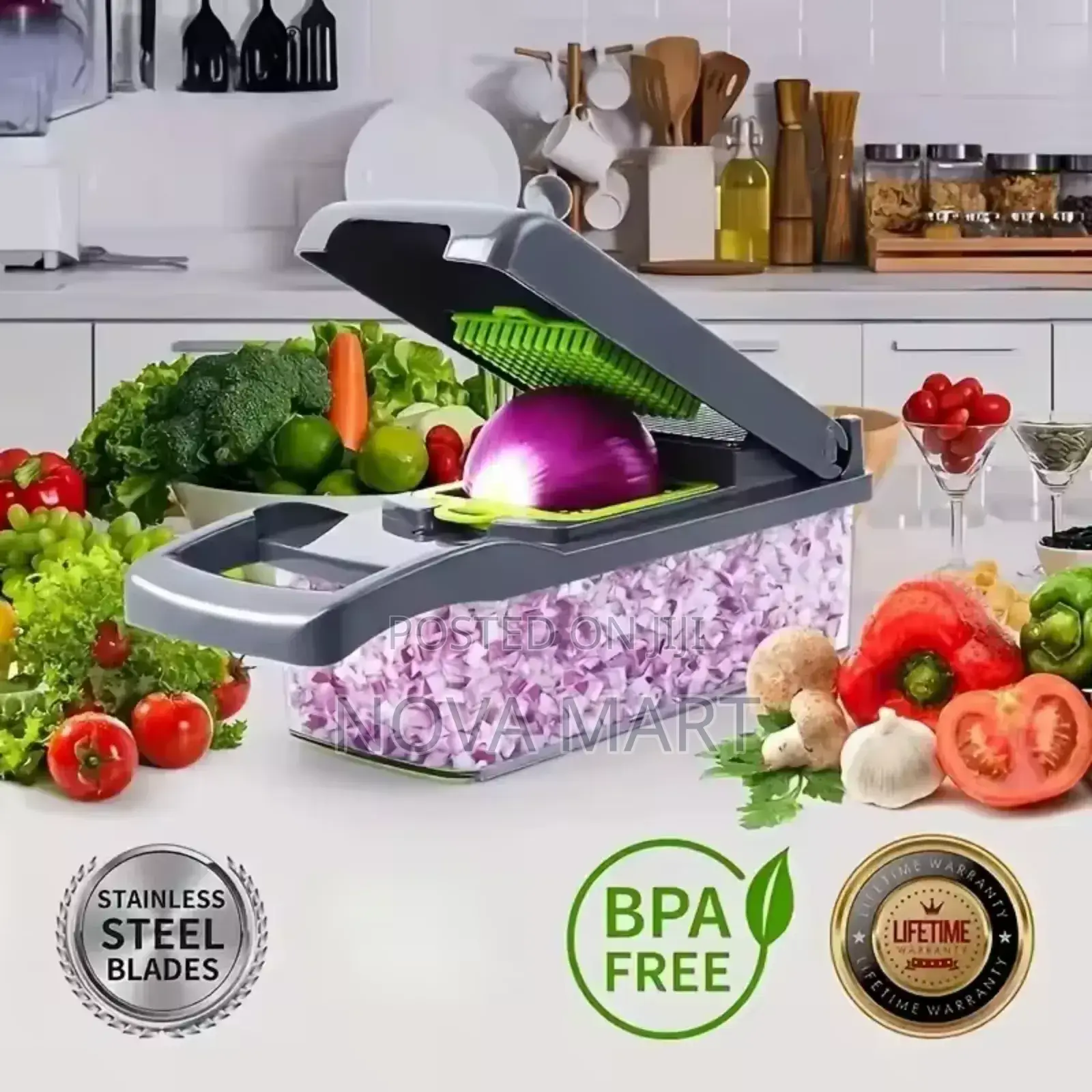 16 in 1 Multifunction Vegetable Chopper