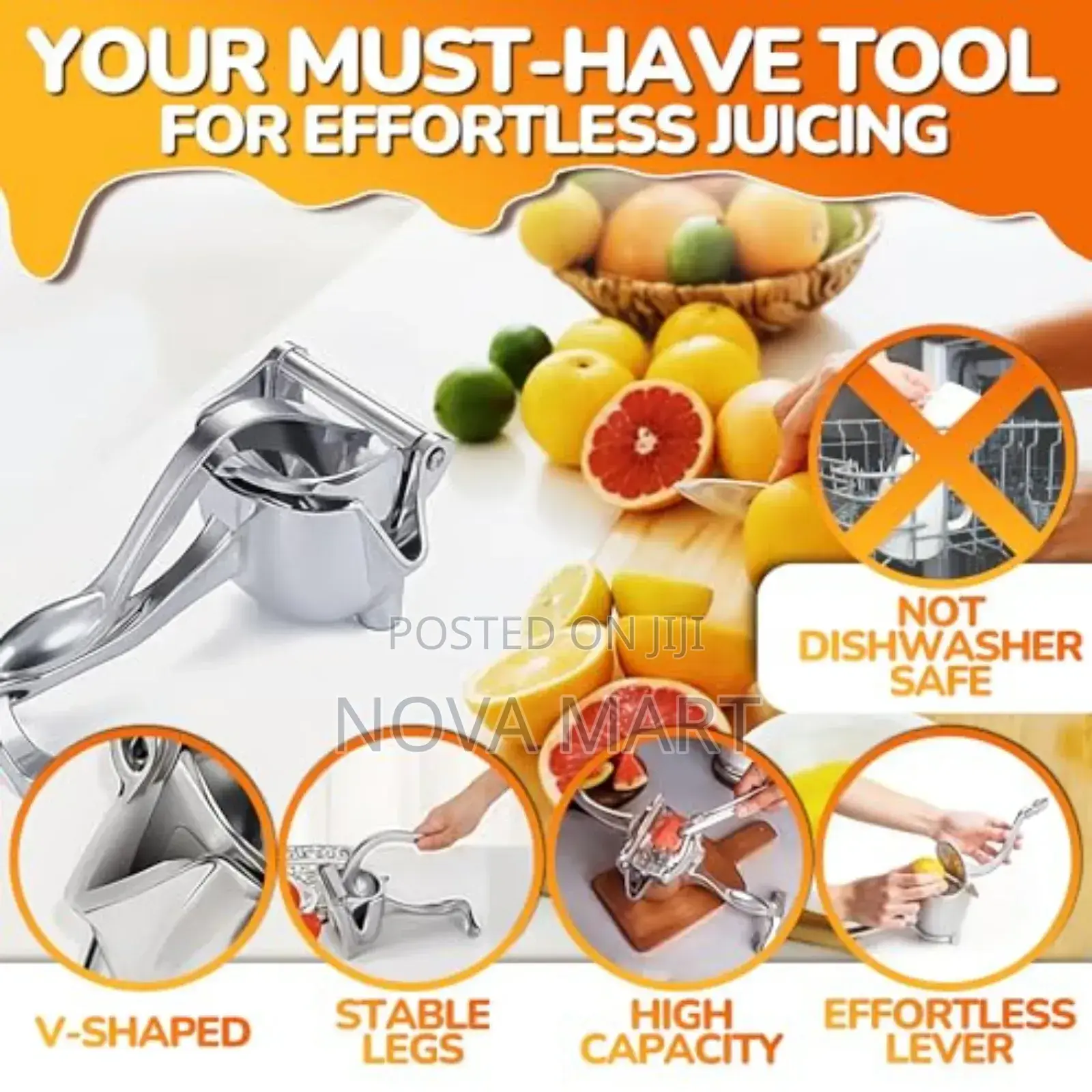 Manual Hand Press Juicer