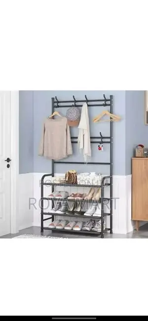 Multifunctional Shoe and Hat Rack