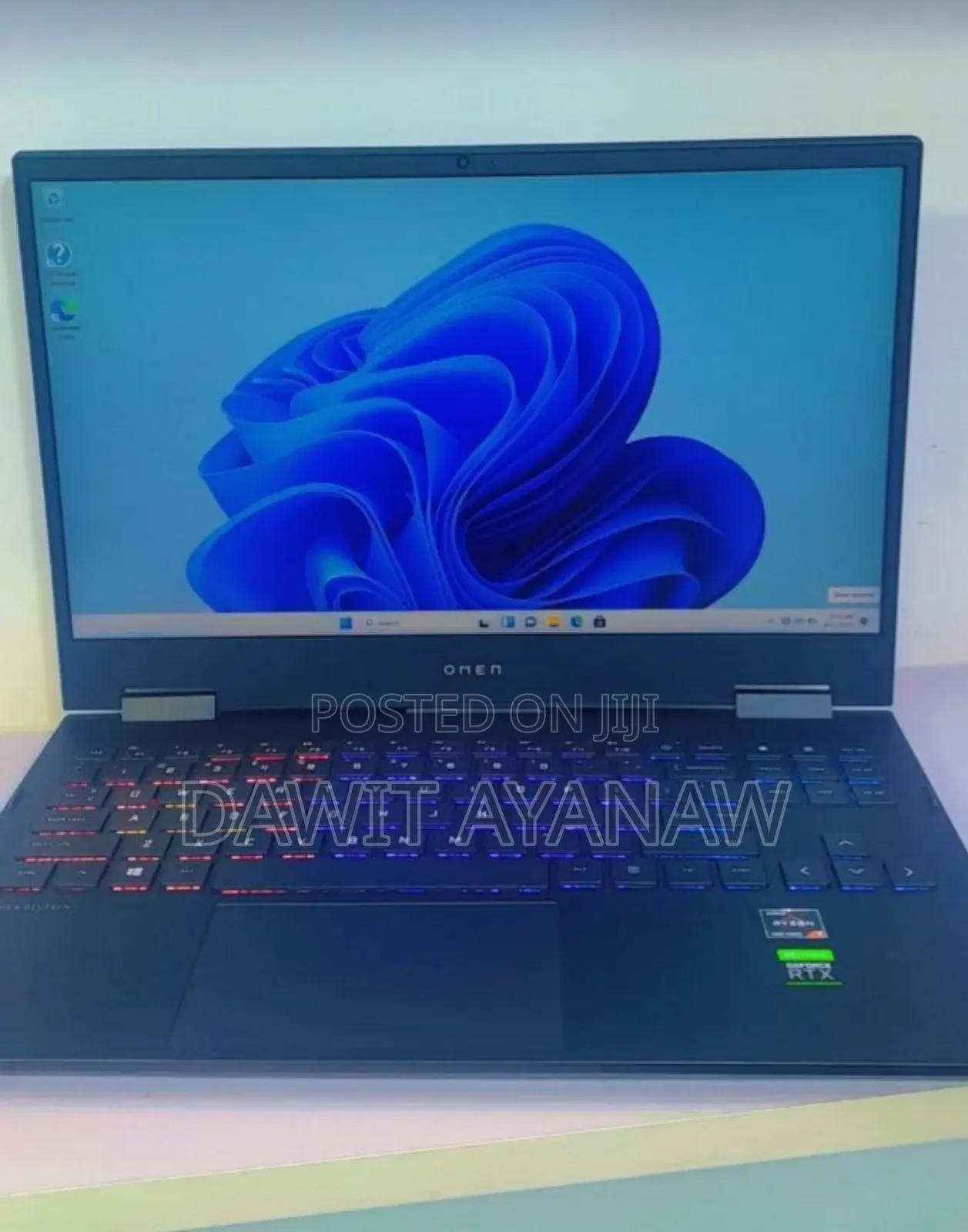 New Laptop HP Omen 15 16GB AMD Ryzen 7 SSD 512GB