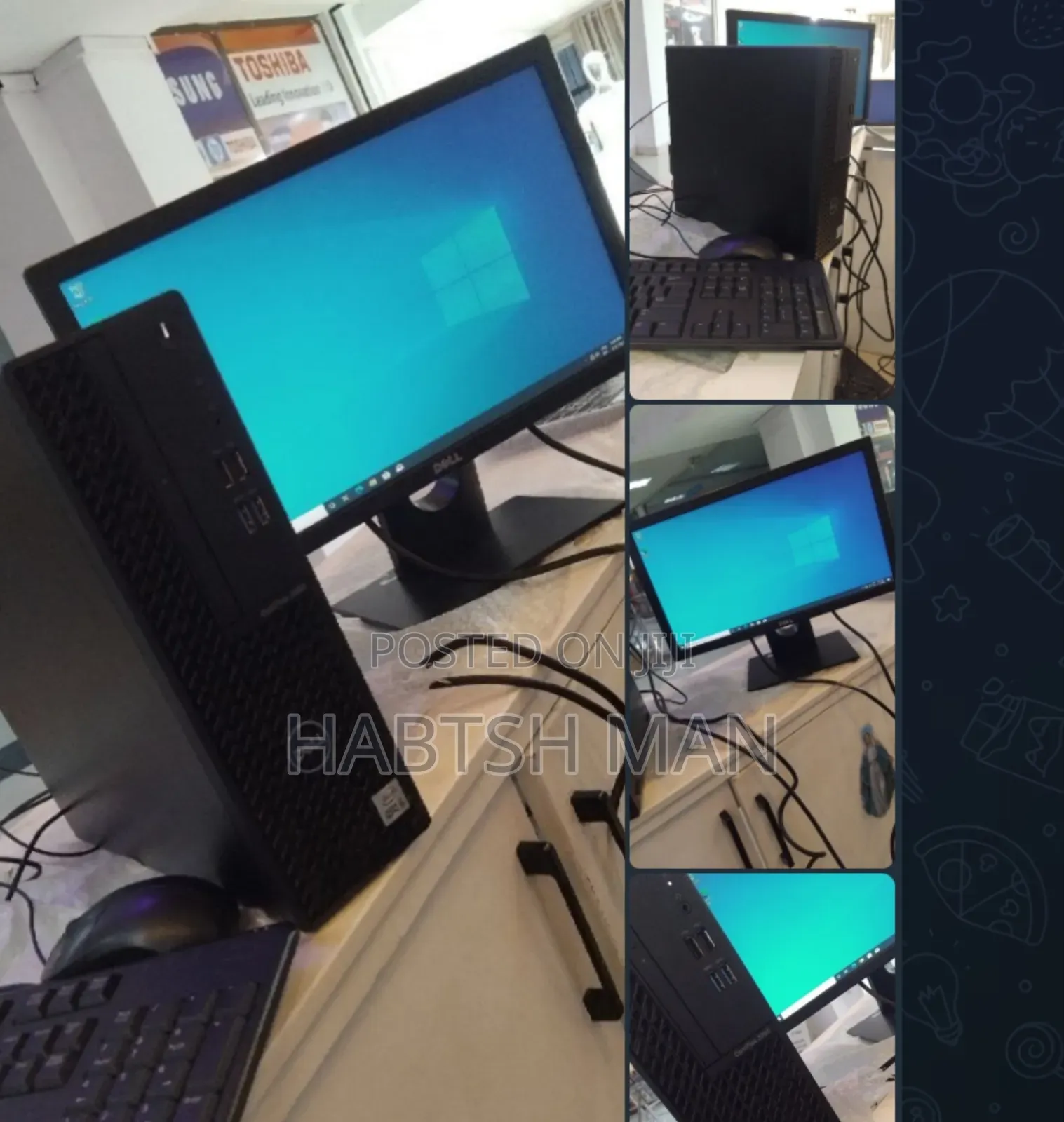 New Desktop Computer Dell OptiPlex 3080 8GB Intel Core I5 SSD 512GB