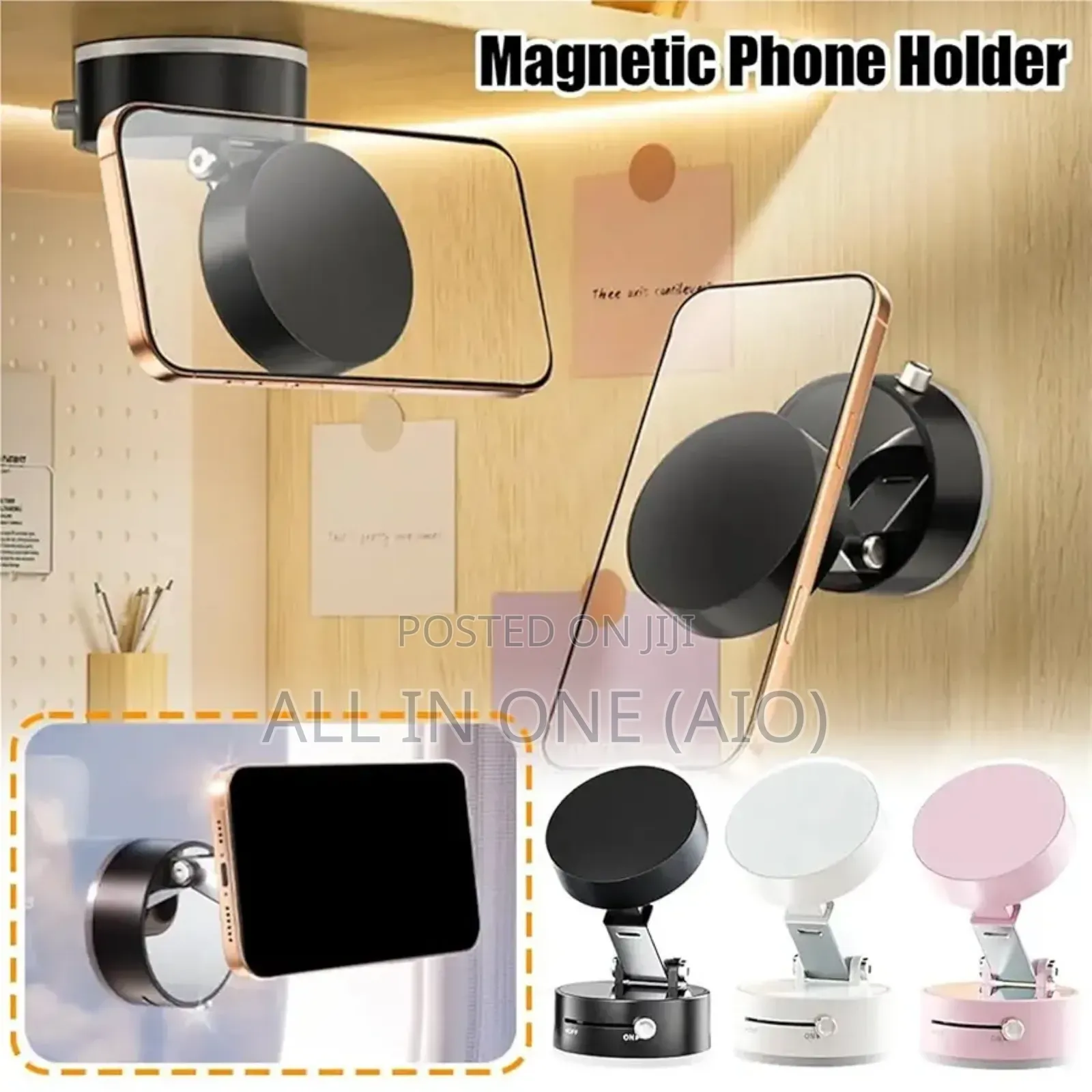 Vacuum Suction Phone Holder