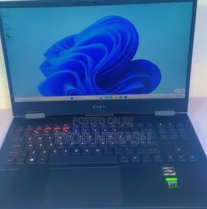 New Laptop HP Omen 15 16GB AMD Ryzen 7 SSD 1T