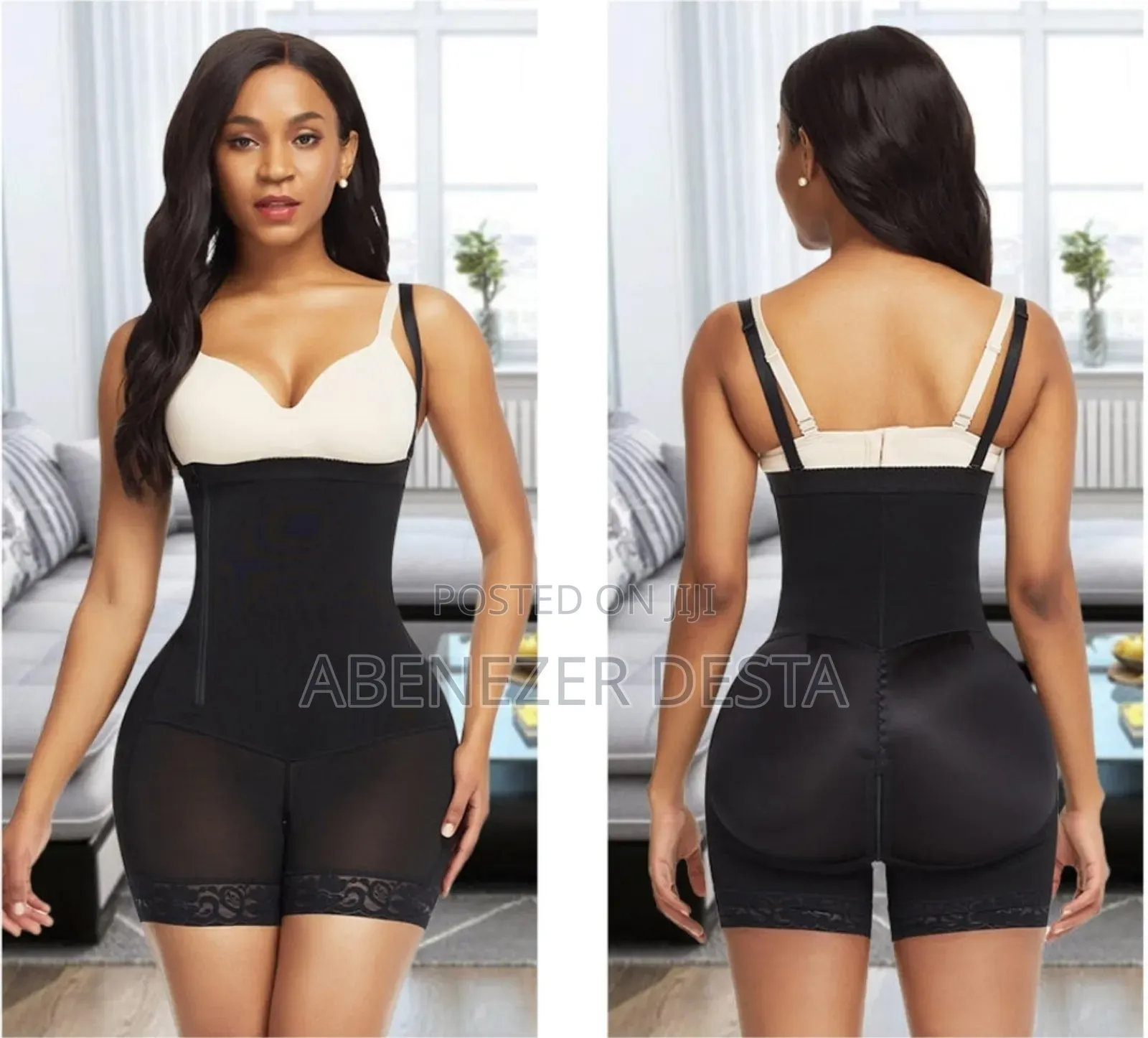 Large Size Zipper Butt Lifting