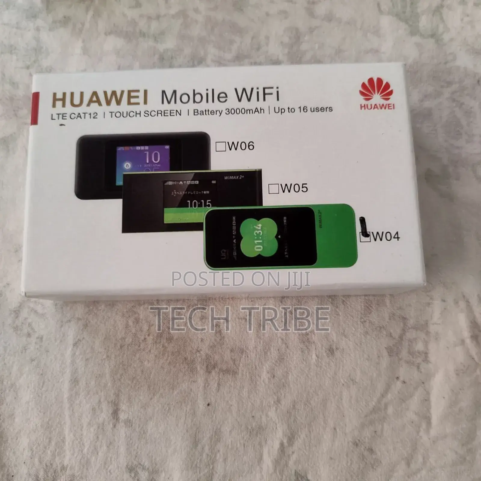 Huawei W04 Touch Screen Wifi Router 758mb ድረስ ከፍተኛ ፍጥነት ያለው