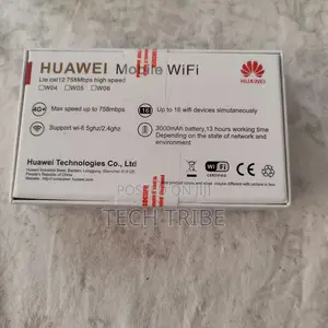 Huawei W04 Touch Screen Wifi Router 758mb ድረስ ከፍተኛ ፍጥነት ያለው