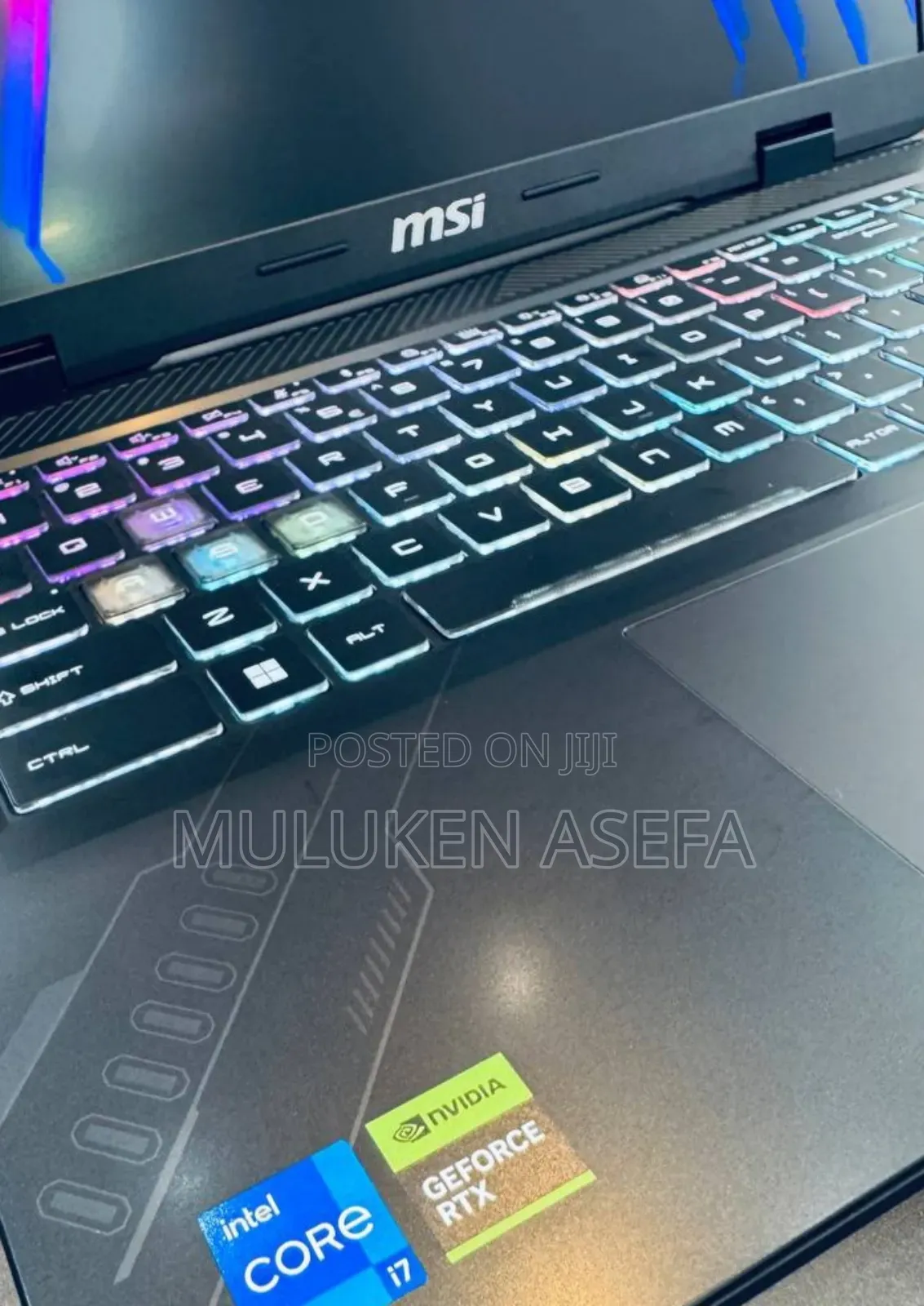 New Laptop MSI Crosshair 15 8GB Intel Core I7 SSD 1T