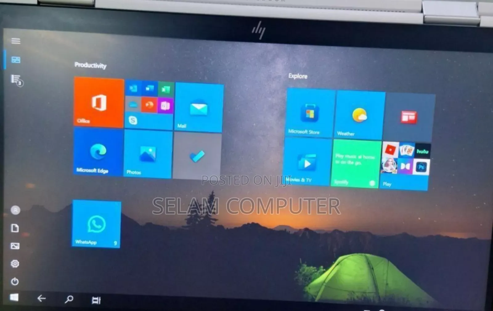 New Laptop HP Spectre 8GB Intel Core I7 SSD 512GB