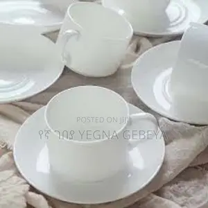 Photo - Set of 6 Elegant White Tea Cups