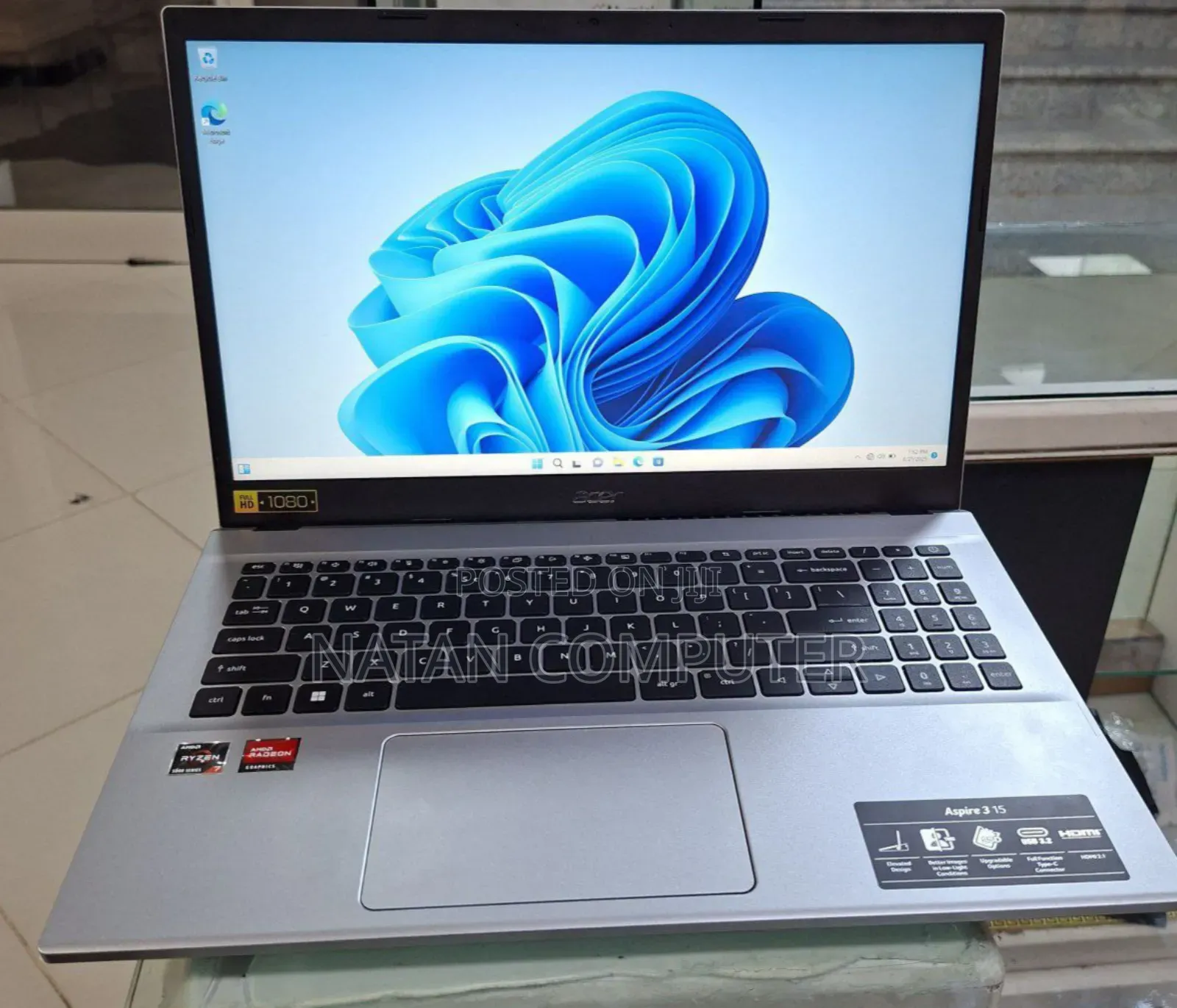 New Laptop Acer Aspire 3 16GB AMD Ryzen 7 SSD 512GB