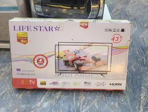 Life Star Tv 43 Inch Smart Doubel Glass