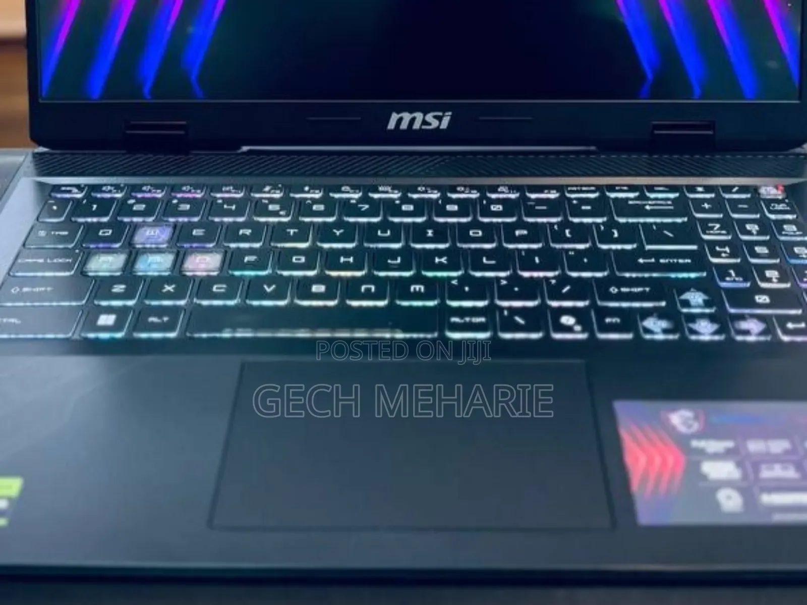 New Laptop MSI Crosshair 17 16GB Intel Core I7 SSD 1T