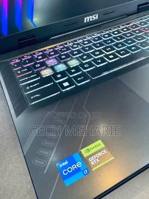 New Laptop MSI Crosshair 17 16GB Intel Core I7 SSD 1T