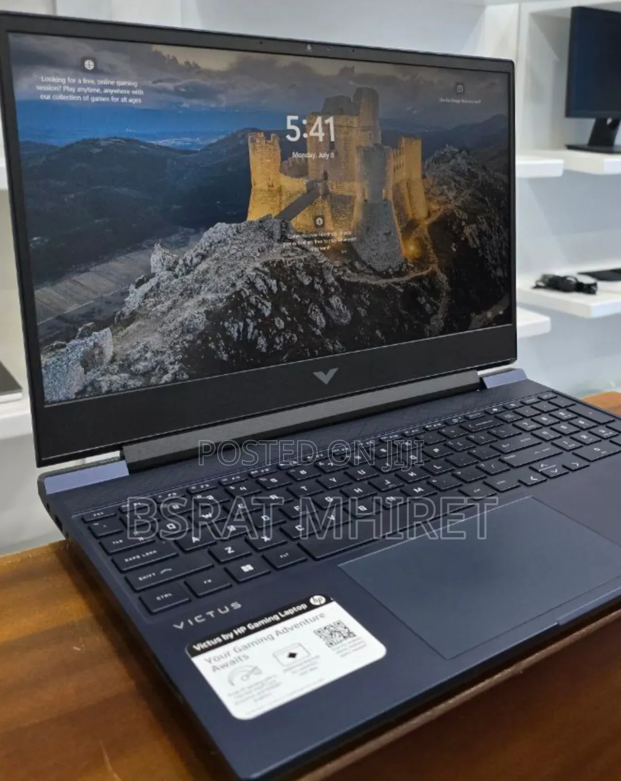 New Laptop HP Victus 15 8GB Intel Core I5 SSD 512GB