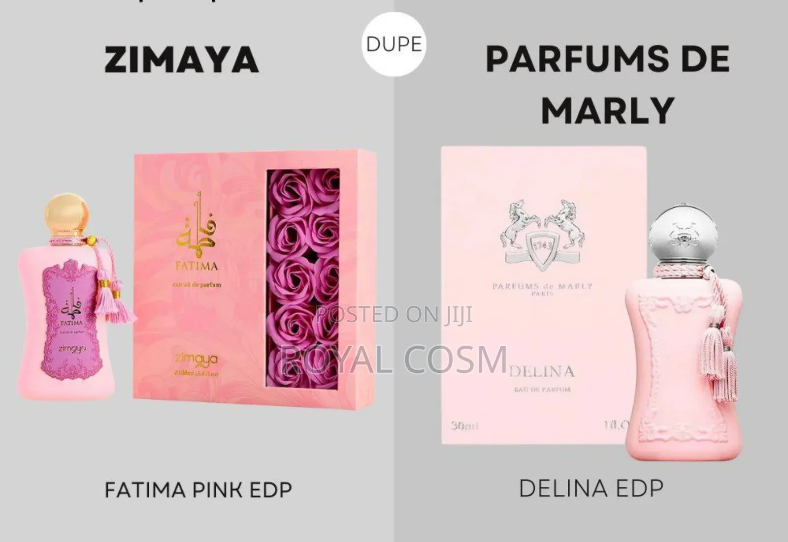 Zimaya Fatima Pink(Parfums De Marly's Delina Women's Perfume