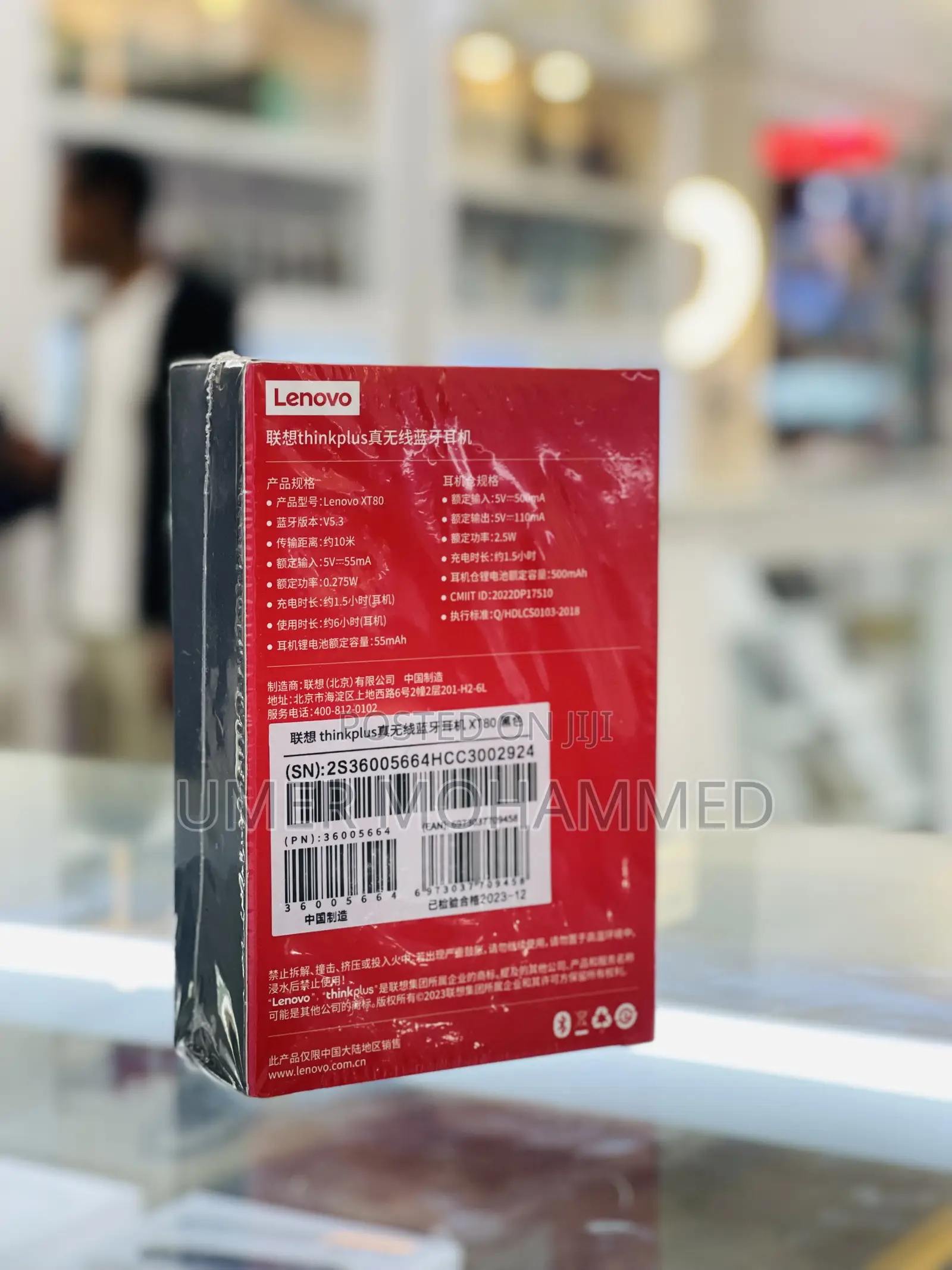 Lenovo Thinkplus True Wireless Bluetooth Headset