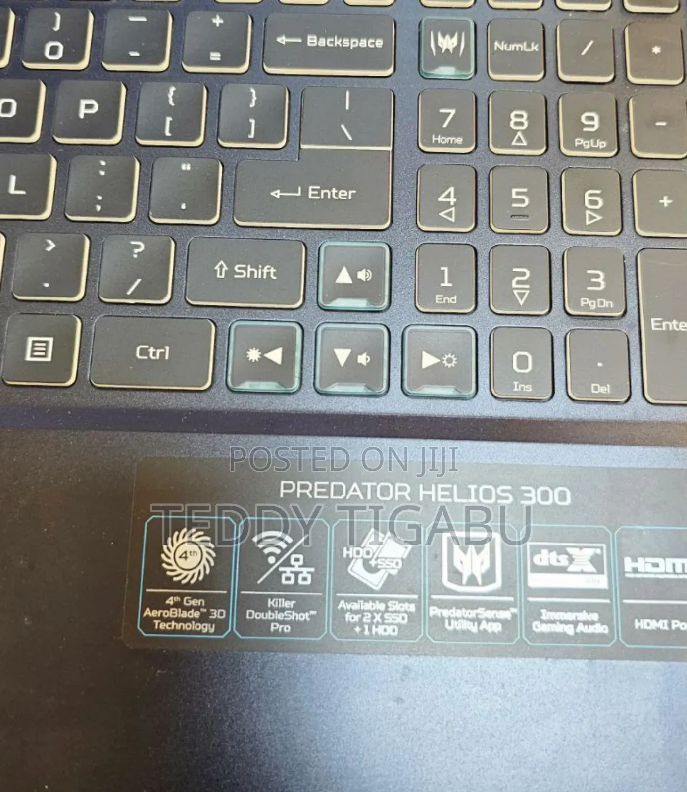 New Laptop Acer Predator Helios 300 16GB Intel Core I7 SSD 512GB