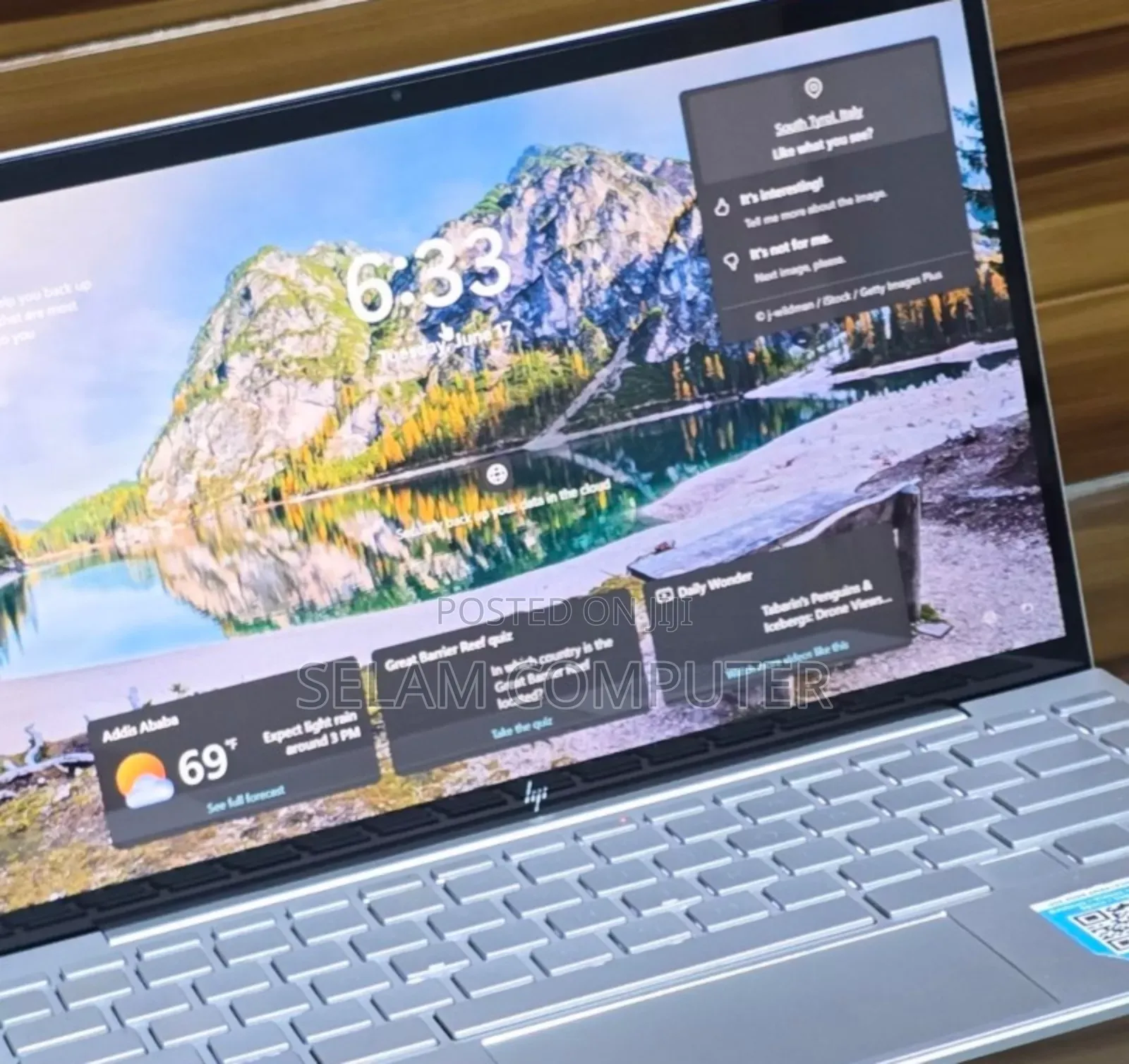 New Laptop HP Envy 15 8GB Intel Core I5 SSD 256GB