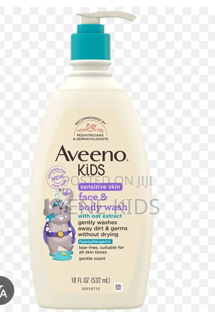 Aveeno Kids Face Body Wash From Usa (532ml)