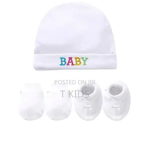 Photo - 3 PCS Baby Cap Glove Socks