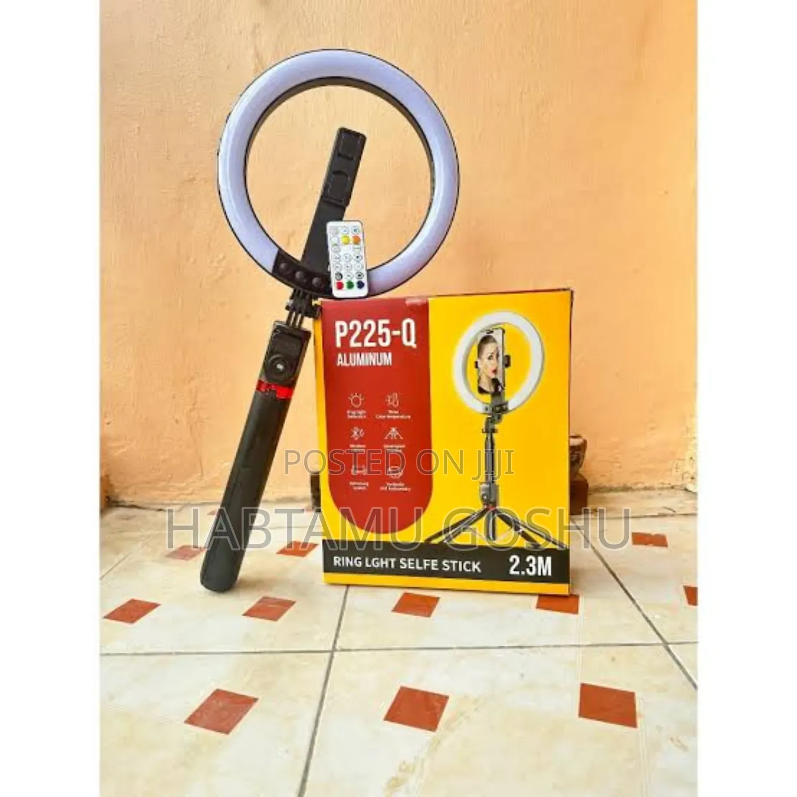 A Ring Light With a Height of 2.3 Meters