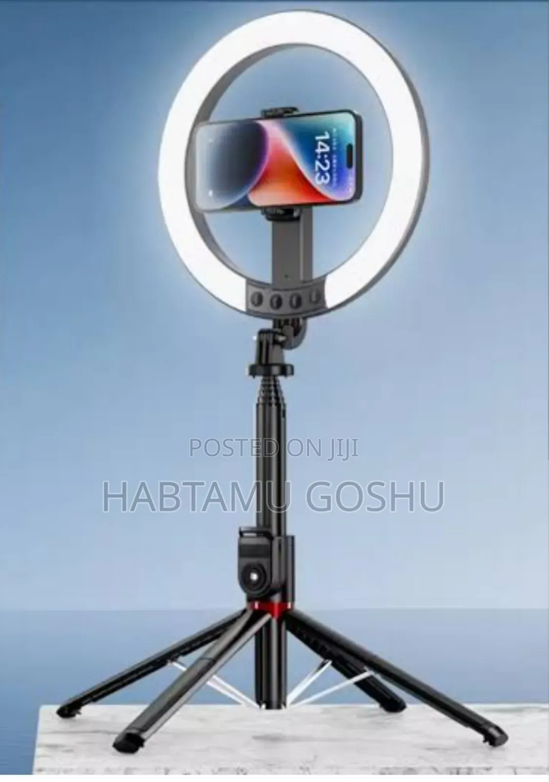 A Ring Light With a Height of 2.3 Meters
