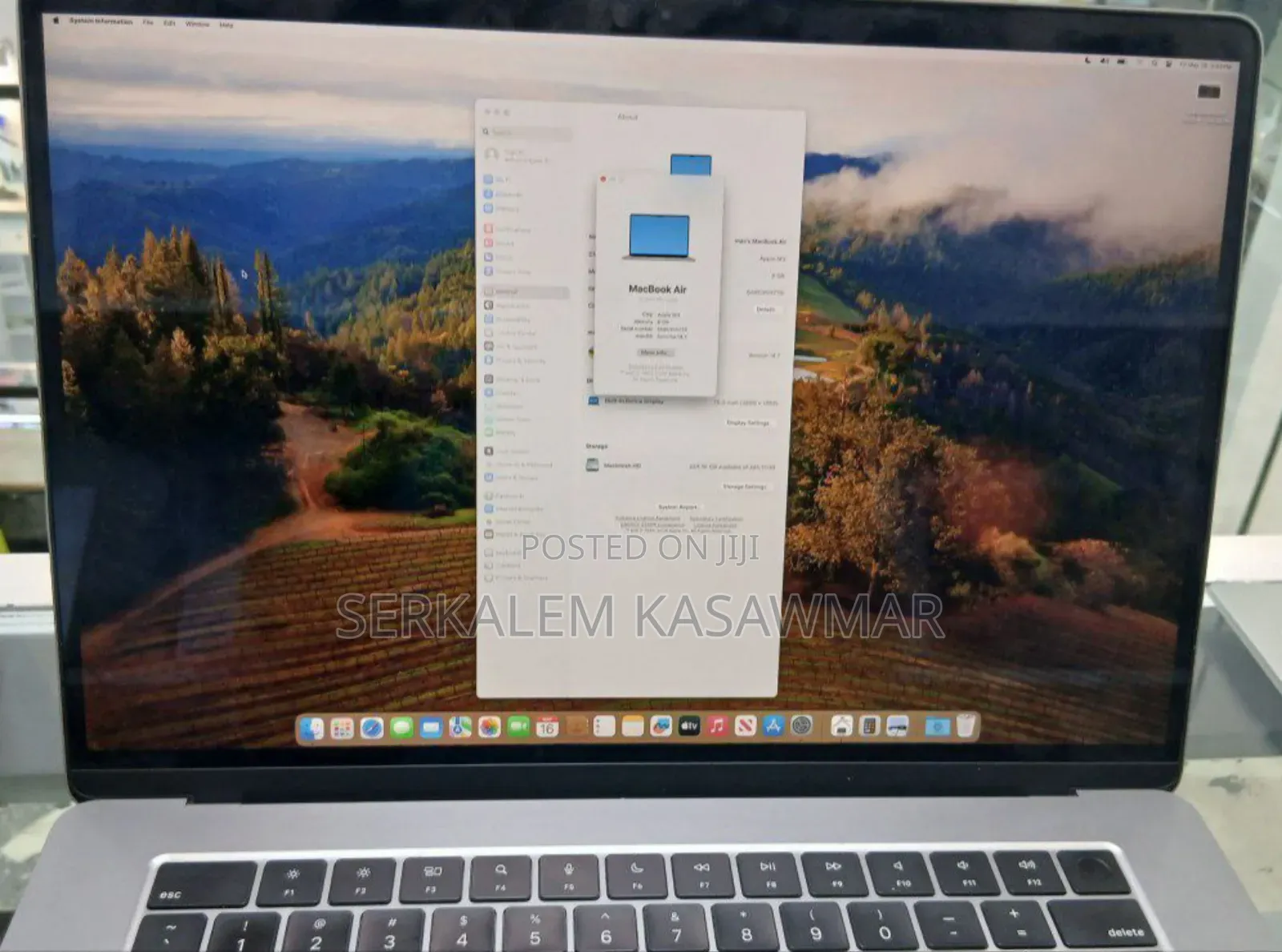 New Laptop Apple MacBook Air 8GB Apple M3 SSD 256GB