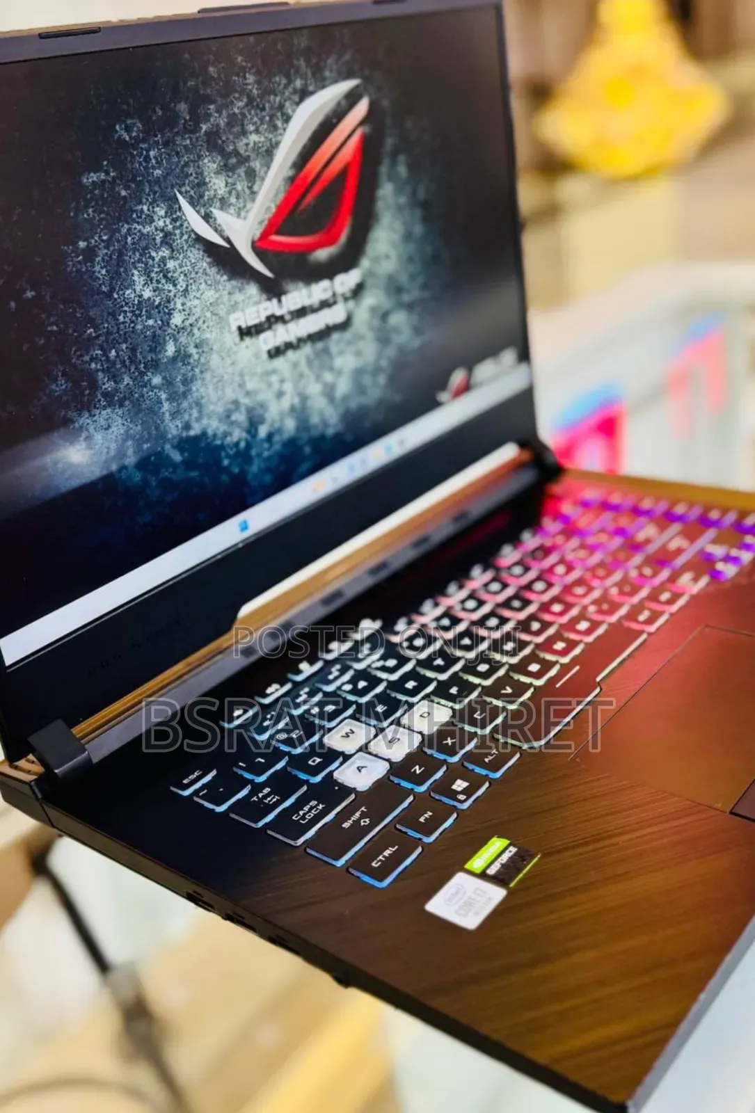 New Laptop Asus ROG Strix G15 16GB Intel Core I7 SSD 512GB