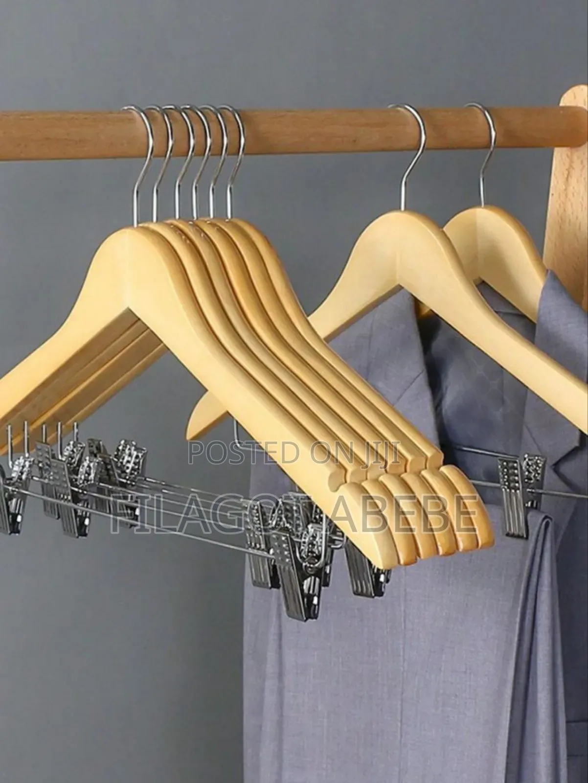 Imported Clothe Hanger . Solid Wood Material