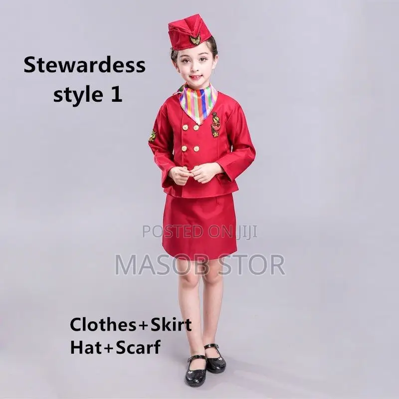 Costume Girls Flight Clothes / የሆስተስ ልብስ