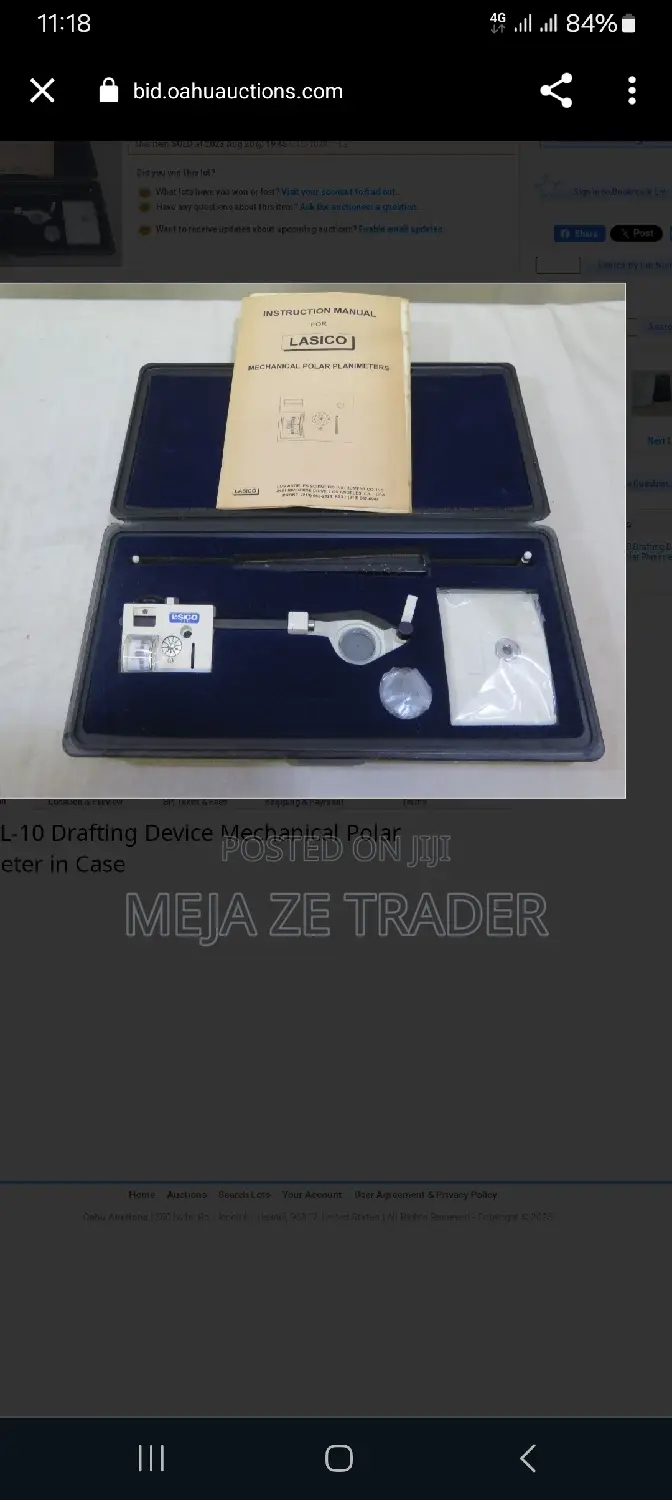 Scientific Instrument Planimeter